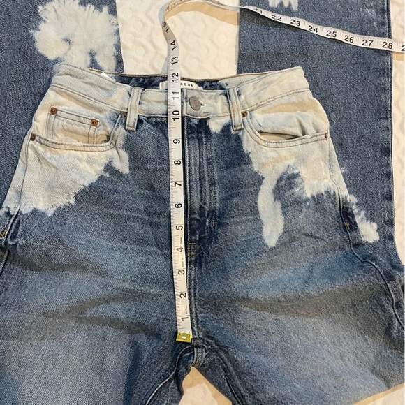 Pacsun Bleached 90's Boyfriend Blue Jeans Women’s Size 25 Distressed Denim - Picture 11 of 15